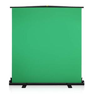 lot 20946 image: ShowMaven Green Screen Collapsible Chromakey Panel for Background Removal with Auto-Locking Frame, Wrinkle-Resistant Fabric, Aluminum Hard Case, Auto-Locking Air Cushion Frame (66.4 Wide)