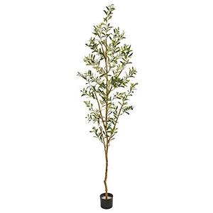 lot 20948 image: Nearly Natural 82 Olive Artificial Silk Trees Green