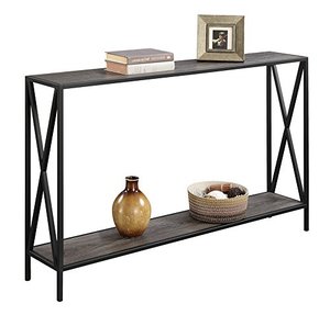 lot 20949 image: Convenience Concepts Tucson Console Table, Weathered Gray