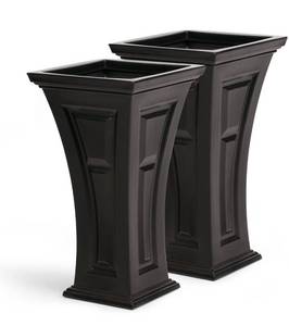 lot 20959 image: FCMP Outdoor Heritage Planter with Removable Trays (2-Pack)