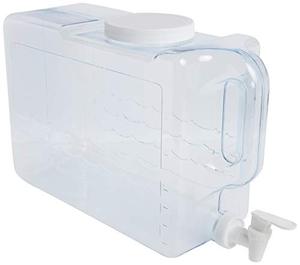 lot 20983 image: Arrow Home Products 00744 40 Cup Slimline Beverage Dispenser, 2.5-Gal, Clear-White TopSpigot
