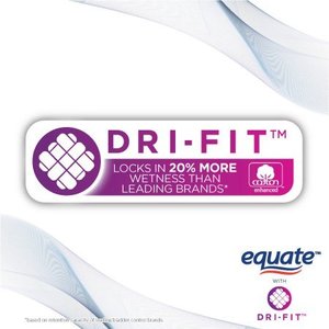 lot 20985 image: Sealed - Equate Options Maximum Long Length Incontinence Pads, 72 count