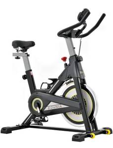lot 1637 image: Sovnia Exercise bike, Indoor Cycling Bike Stationary Bikes with iPad holder, Comfortable Seat and Lcd Monitor, Whisper Quiet Indoor Bike for Home Exercise
