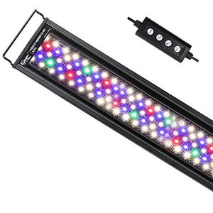 lot 11177 image: hygger Advanced Full Spectrum LED Aquarium Light with 247 Lighting Cycle 6 Colors 5 Intensity Customize Fish Tank Light for 48-54 in Freshwater Planted Tank with Timer