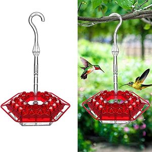 lot 11178 image: Hummingbird Feeders for Outdoors with 30 Feeding Ports,Leak-Proof Hummingbird Feeder Easy to Clean and Fill,Hummingbird Feeder for Outside Windows Hanging,Deck, Patio, Garden
