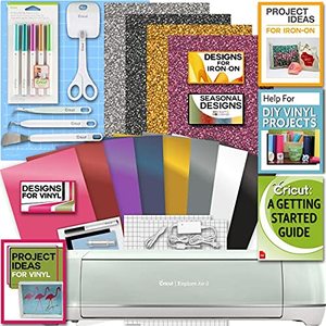 lot 11188 image: Cricut Explore Air 2 Machine Bundle Iron On Vinyl Pack Tools Pen Design Beginner Guide