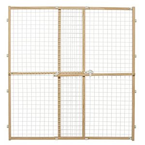 lot 11063 image: Midwest Wire Mesh Pet Safety Gate, 44 Inches Tall & Expands 29-50 Inches Wide