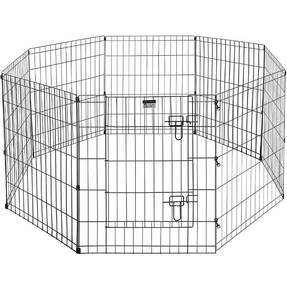 lot 11074 image: Pet Trex Foldable Metal Pet Exercise Playpen Collection � IndoorOutdoor Enclosure with Gate for Dogs, Cats or Small Animals, 2430