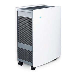 lot 11094 image: Blueair Classic 605 Air Purifier with HEPASilent Filtration for Allergen and Hay Fever Reduction, Large Rooms 775 sq. ft. WiFi Enabled, ALEXA compatible