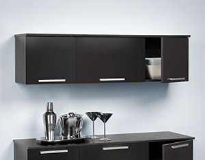 lot 11109 image: Black Coal Harbor Wall Mounted Hutch