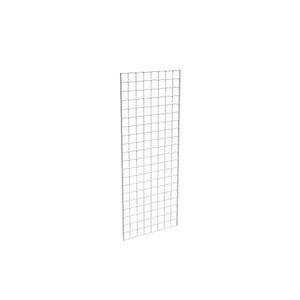 lot 11152 image: Econoco Commerical Grid Panels, 2 Width x 5 Height, White (Pack of 3)- Retail over $200
