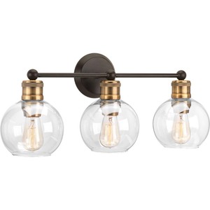 lot 54945 image: Hansford Collection Three-light bath & vanity