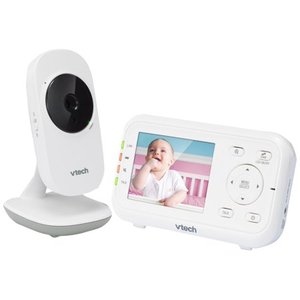 lot 54959 image: VTech VM3252 2.8 Digital Video Baby Monitor with Full-Color and Automatic Night Vision, White