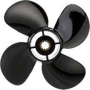 lot 54937 image: Quicksilver Nemesis 4-blade aluminum propeller