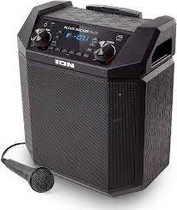 lot 54957 image: ION Audio Block Rocker Plus - Portable Bluetooth Speaker 100W WBattery, Karaoke