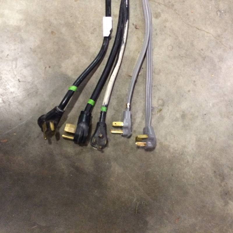 lot 1078 image: Dryer cords x 5