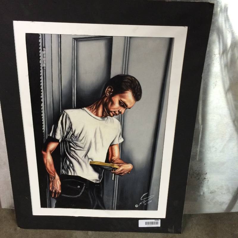 lot 1080 image: This is a SIGNED art piece and is #2 in the series