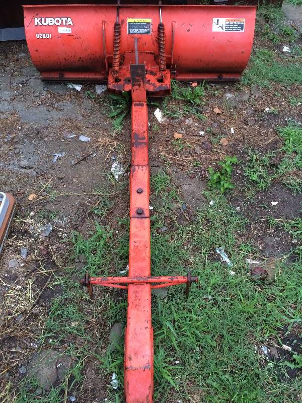 lot 1087 image: Kubota Snow Plow