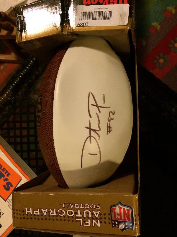 lot 1089 image: SIGNED FOOTBALL BY DONTARI POE