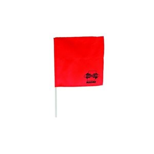 lot 12928 image: Invincible Skier Down Flag Stick Orange, BR58117