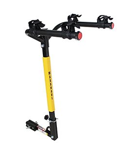 lot 12969 image: MAXXHAUL 50025 Hitch Mounted 2-Bike Rack-100 lb Capacity
