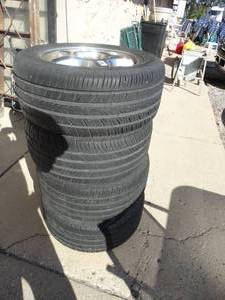 lot 1838 image: Set of 4 corvette wheels & tires- 24550ZR16