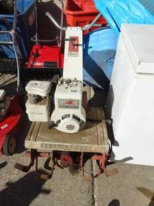 lot 1842 image: Sears 4 hp gas rototiller