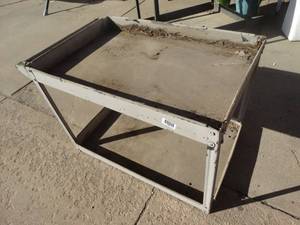 lot 1854 image: Metal warehouse cart shop cart