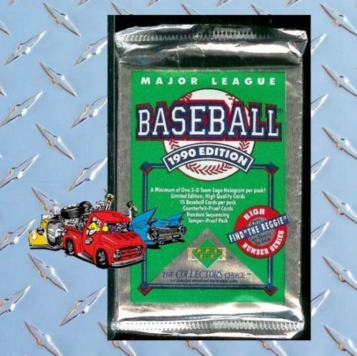 lot 9187 image: 1990 Upper Deck Collectors Choice Baseball Cards Hobby Pack (15 cards per unopened pack)