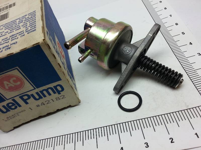 lot 8941 image: NOS in the original box AC 42182GM 6472083 is this new (not rebuilt) AC Delco Fuel Pump that fits the 1982-85 Chevy S10s and GMC S15s with the V6