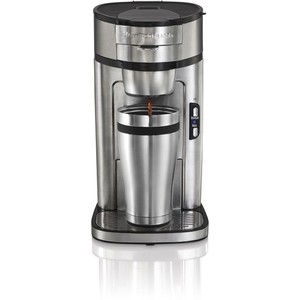 lot 44258 image: Hamilton Beach - Single Serve Coffee Maker - Stainless