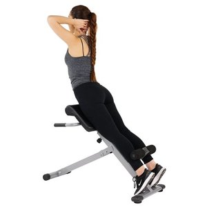 lot 44267 image: Sunny Health & Fitness 45 Degree Hyperextension Roman Chair - SF-BH6629