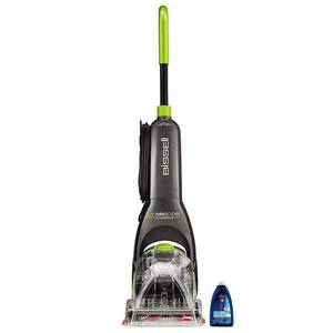 lot 44281 image: BISSELL - TurboClean�� PowerBrush Pet Carpet Cleaner - Titanium with ChaCha Lime Accents
