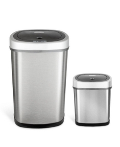 lot 44284 image: Rectangular Motion Sensor Trash Can, 13.2 Gallon