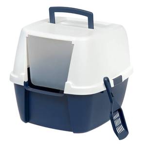 lot 44288 image: Jumbo Hooded Litter Box with Scoop