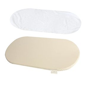 lot 1054 image: Cradle Mattress Bassinet Mattress Baby Crib Mattress Organic Cotton Foam Mattress Pad
