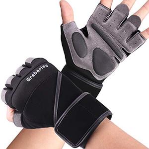 lot 1057 image: Grebarley Workout Gloves,Gym Gloves,Weight Lifting Gloves,Training Gloves with Wrist Support for Fitness,Exercise,Crossfit,Full Palm Protection & Extra Grip,Hanging,Pull ups for Men & Women