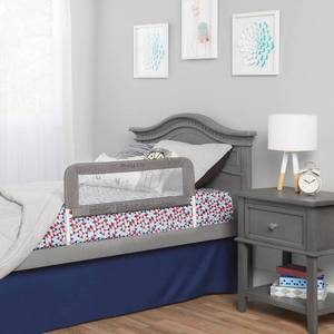 lot 3044 image: Dream On Me Security Rail For Twin Size Bed in Gray