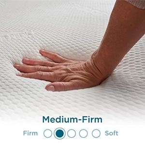 lot 3060 image: Tempur-Pedic TEMPUR Supreme 3-Inch Mattress Topper, Medium Firm, California King, White