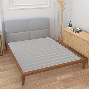 lot 3070 image: Greaton 0.75-Inch Standard Mattress Support Wooden Bunkie Board  Slats With Cover,Queen
