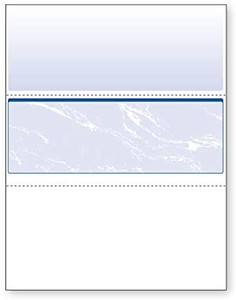 lot 3077 image: DocuGard Standard Blue Marble Middle Check, 24 lb, 8.5 x 11 Inches, 2500 Sheets (04509C)