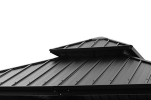 lot 5495 image: 10Ft x 12Ft Hardtop Aluminum Gazebo Roof