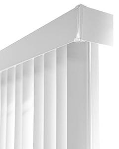 lot 5500 image: CHICOLOGY Vertical Blinds , Door Blinds , Blinds & Shades , Blackout Blinds ,Window Shade , Vertical Blinds for Sliding Doors , Sliding Blinds Oxford White Vinyl) 78W X 84H