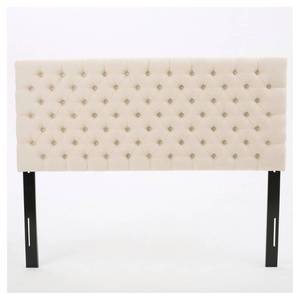 lot 5503 image: Jezebel Adjustable FullQueen Tufted Headboard by Christopher Knight Home- Retail$146.99