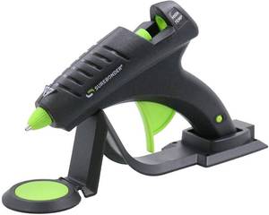 lot 7141 image: Surebonder Cordless Hot Glue Gun, High Temperature, Full Size, 60W, 50% More Power - Sturdily Bonds Metal, Wood, Ceramics, Leather & Other Strong Materials (Specialty Series CL-800F)