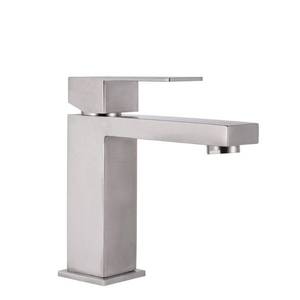 lot 7049 image: Rockies Containers Single Hole Single-Handle Bathroom Faucet in Brushed Nickel