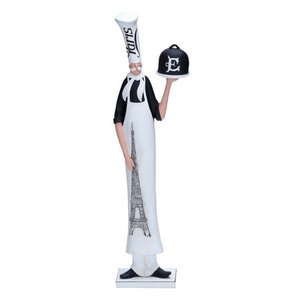 lot 7092 image: Chef In Slim Shape Long Lasting Performance With White Scarf