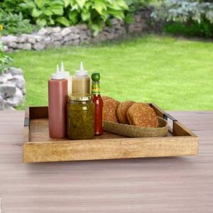 lot 7106 image: Gourmet Basics by Mikasa Square Lazy Susan