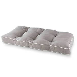 lot 7256 image: Elite Settee Outdoor Seat Cushion Gray - Terrasol