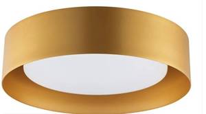 lot 7242 image: Archiology Design 2 Light Flush Mount Ceiling Lamp